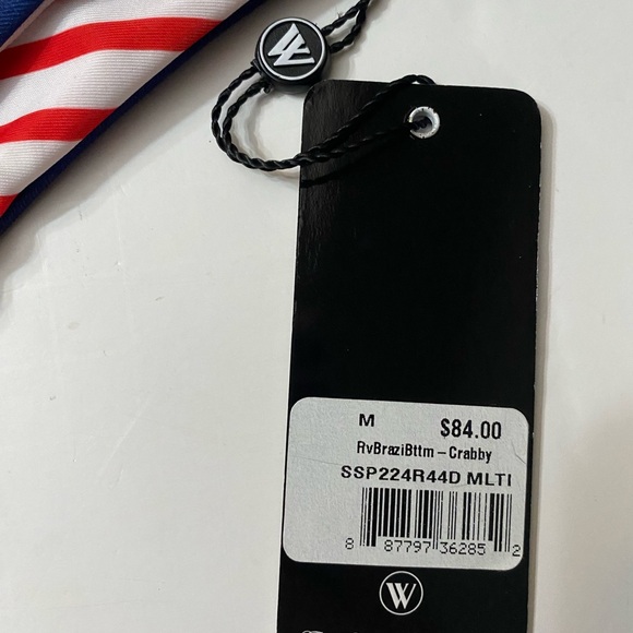 NWT Wildfox Crabby Stripe Reversible Bikini Bottom - Picture 4 of 13